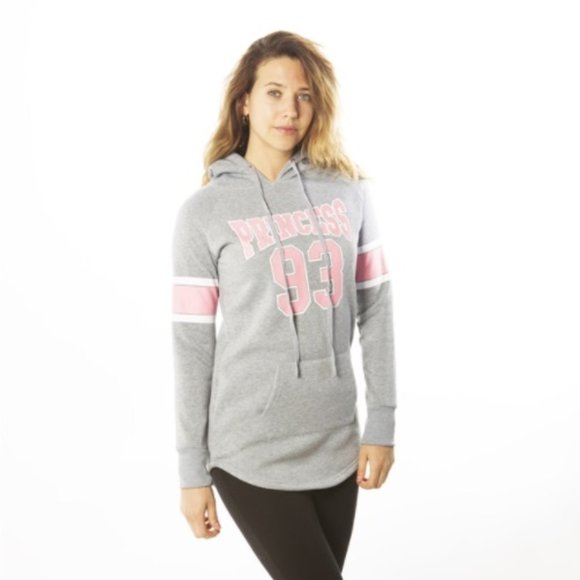Ladies Fleece PullOver Hooded Sweatshirt - Picture 3 of 3